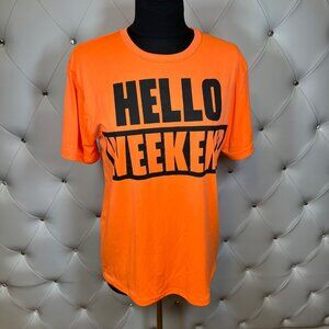 Place Sport Orange Graphic T-Shirt Size XXL